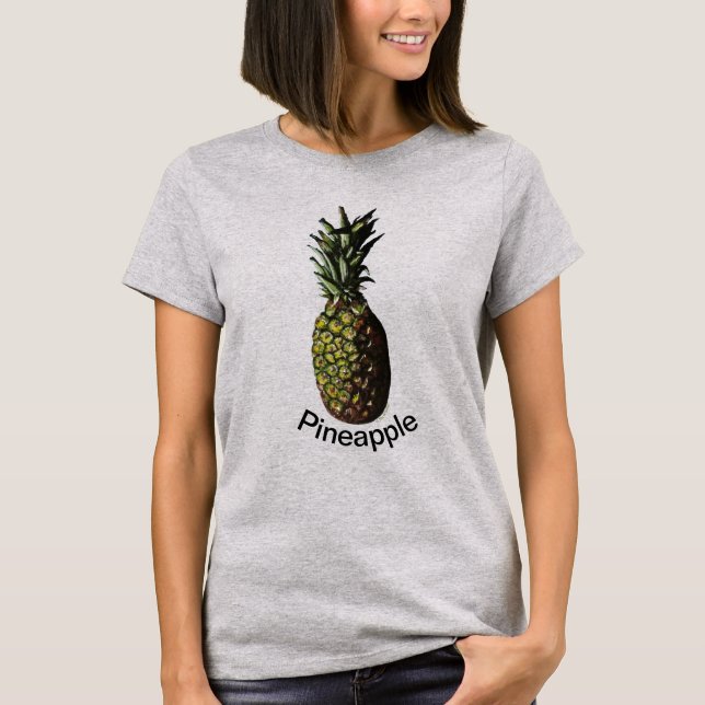 Ananas Kvinnors Toppar T Shirt (Framsida)