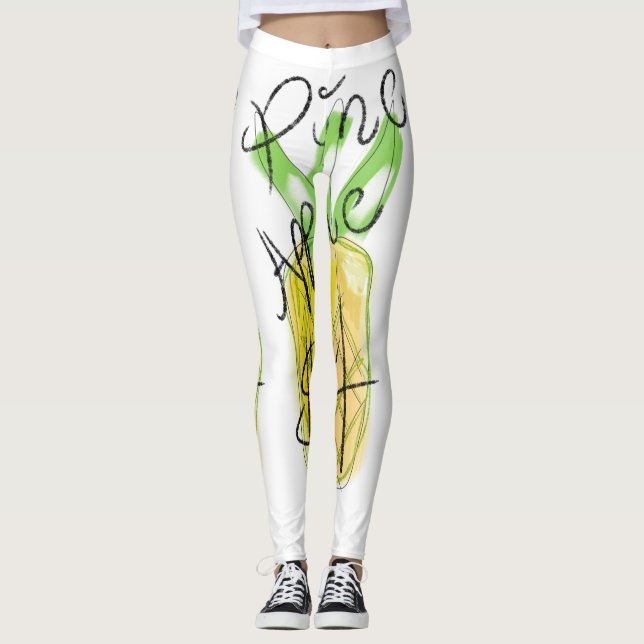 Ananas Leggering Leggings (Framsida)