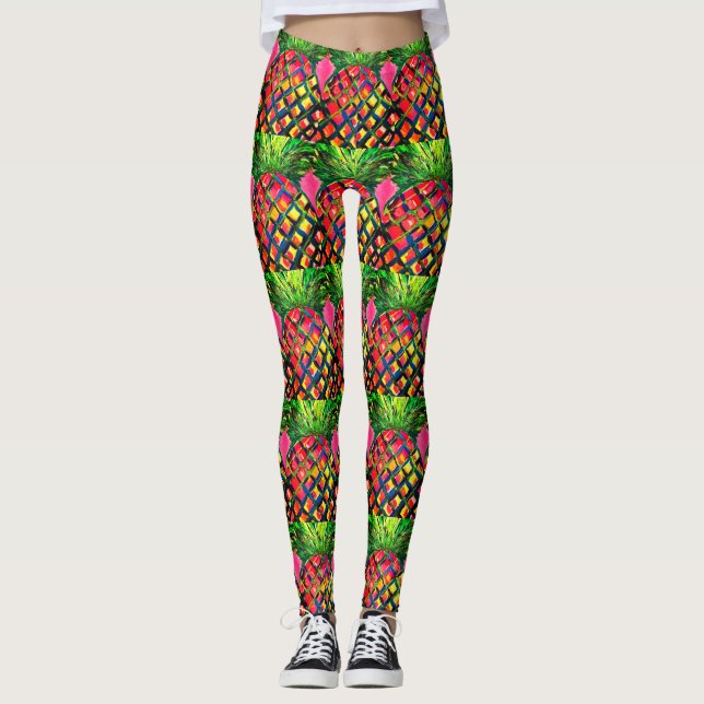 Ananas Leggering Leggings (Framsida)