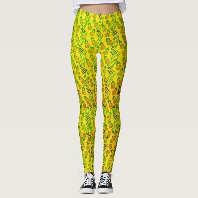 Ananas Leggering Leggings (Framsida)