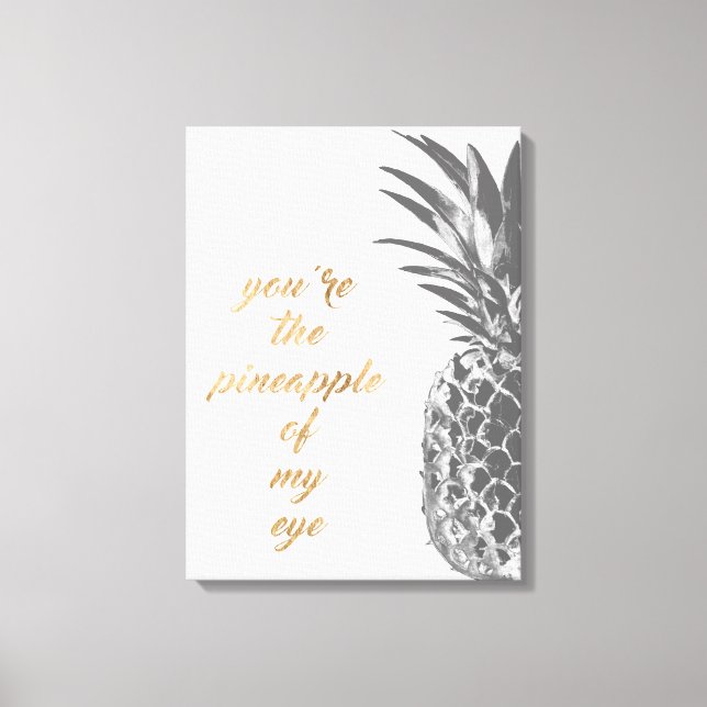 Ananas Life II Canvastryck (Framsida)