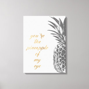 Ananas Life II Canvastryck