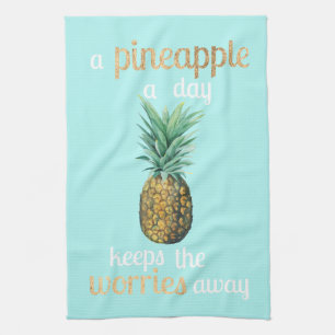 Ananas livsoffert kökshandduk