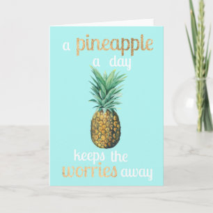 Ananas livsoffert kort