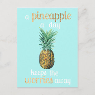 Ananas livsoffert vykort