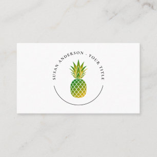 Ananas Logotyp, Affärskort Visitkort