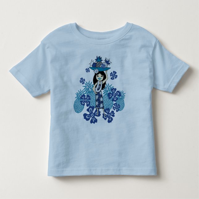 Ananas Luau Småbarn & Infants T-Shirts (Framsida)