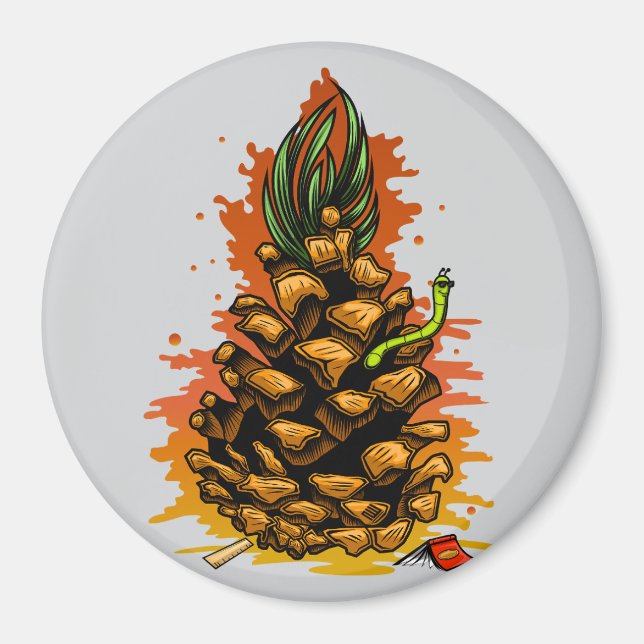 Ananas Magnet (Framsidan)