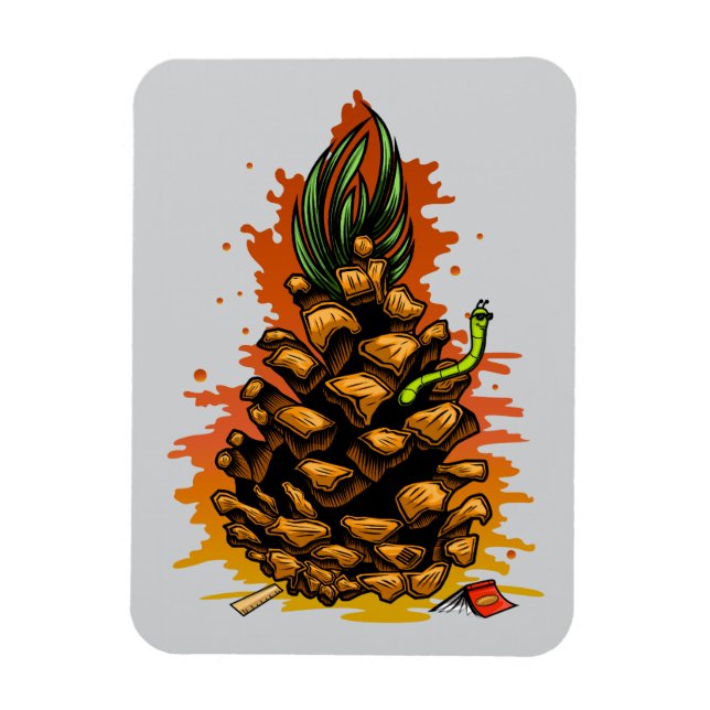 Ananas Magnet (Vertikal)