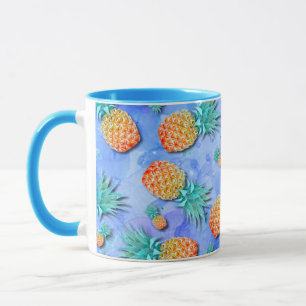 Ananas. Måla. Party. Mugg