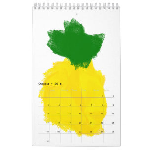 Ananas målar kalender 2016
