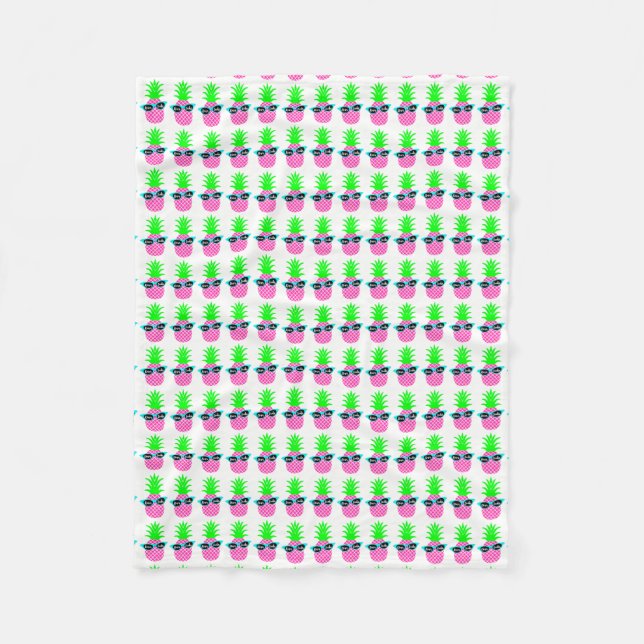 Ananas med "DIVAtude" Fleecefilt (Framsidan)