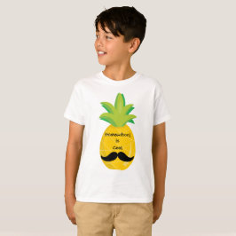 Ananas med Mustache Homeschool är Coola Tee