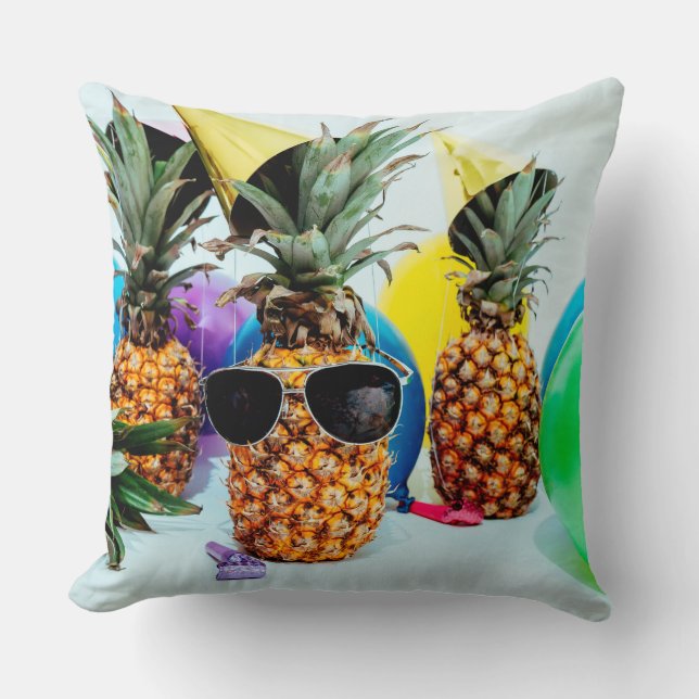 Ananas med Party favors, ZSSG, party Kudde (Framsida)