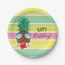 Ananas med solglasögon