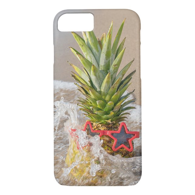Ananas med solglasögon i våg Case-Mate iPhone skal (Baksida)