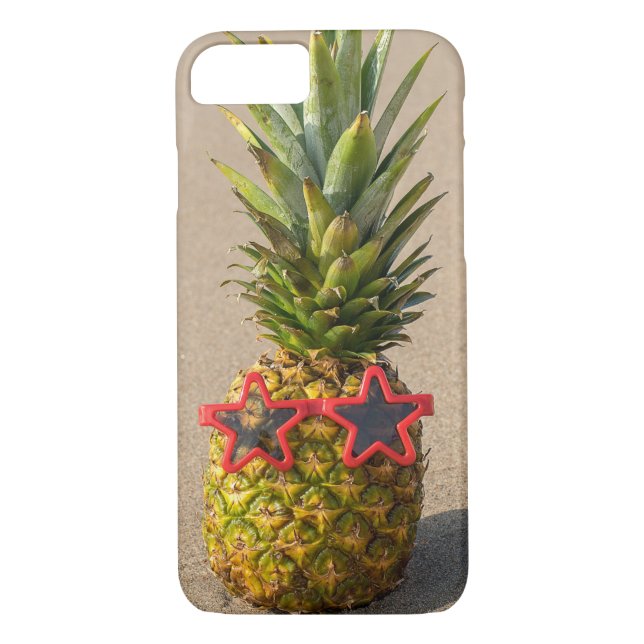 Ananas med stjärnsolglasögon Case-Mate iPhone skal (Baksida)