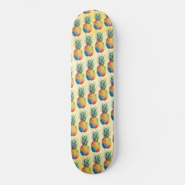 Ananas Mini Skateboard Bräda 18,5 Cm (Framsida)