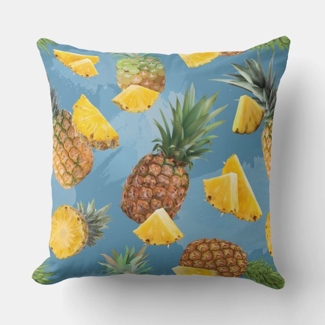 Ananas Mönster 2 Kudde (Framsida)