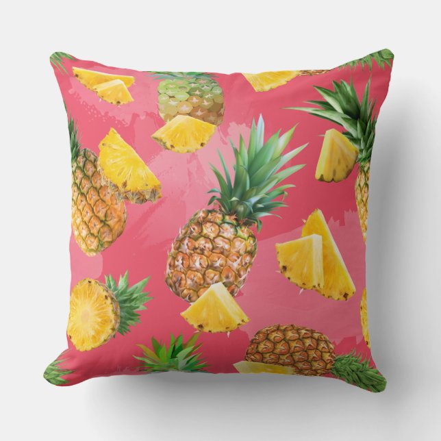 Ananas Mönster 5 Kudde (Framsida)