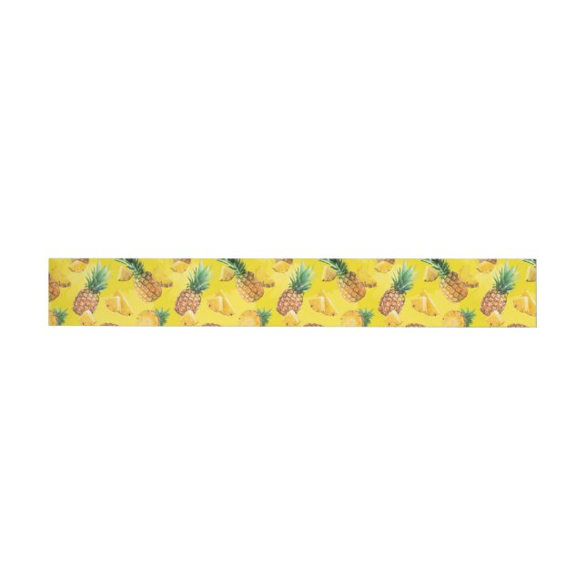 Ananas Mönster 7 Etikettband (Individual)