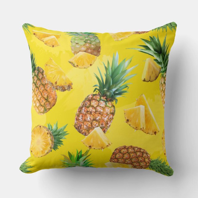 Ananas Mönster 7 Kudde (Framsida)