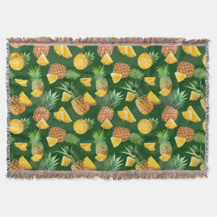 Ananas Mönster 9 Filt