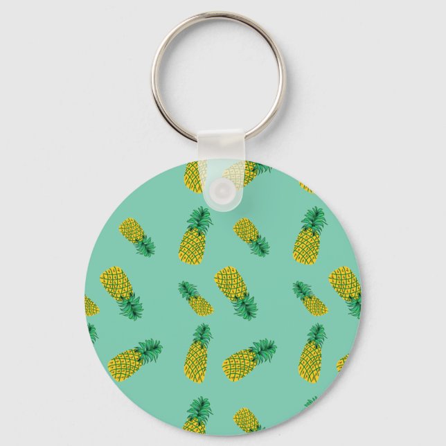 Ananas Mönster i nyckelkedjan Nyckelring (Framsida)