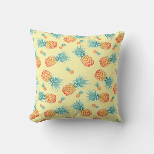 Ananas Mönster Kudde (Framsida)