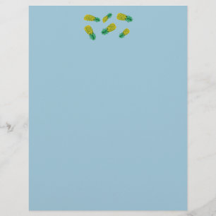 Ananas Mönster Letterhead