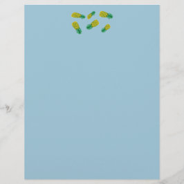 Ananas Mönster Letterhead