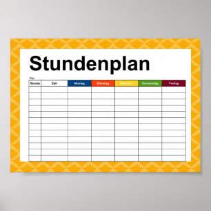 Ananas Mönster Poster