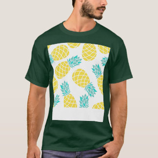 Ananas, Mönster, utskrift Ananas Frukt T Shirt