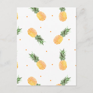 Ananas Mönster Vykort
