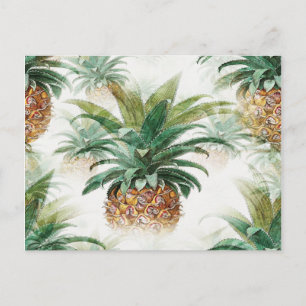 Ananas Mönster Vykort