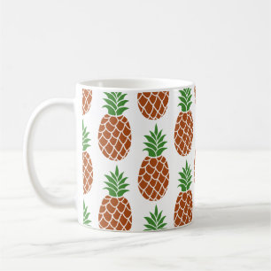 Ananas Naturligt Färg Kaffemugg