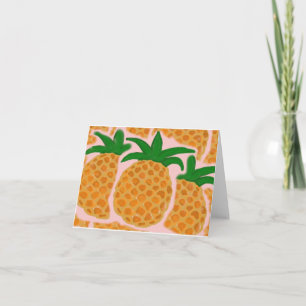 Ananas noterar kortet (hawaianska serier) kort