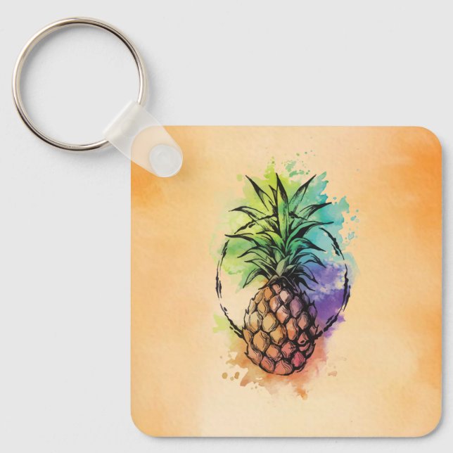 Ananas Nyckelring (Framsida)