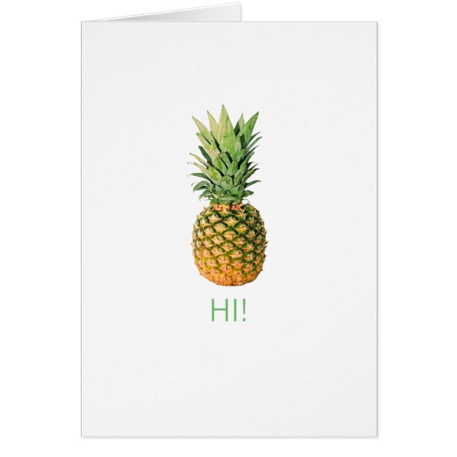 Ananas OBS Kort (Framsidan)