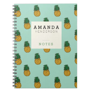 Ananas- och färgton - bärbar dator anteckningsbok