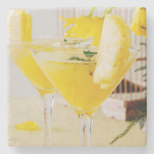 Ananas och ingefära Fresca cocktail Stenunderlägg