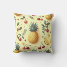 Ananas och körsbär kudde