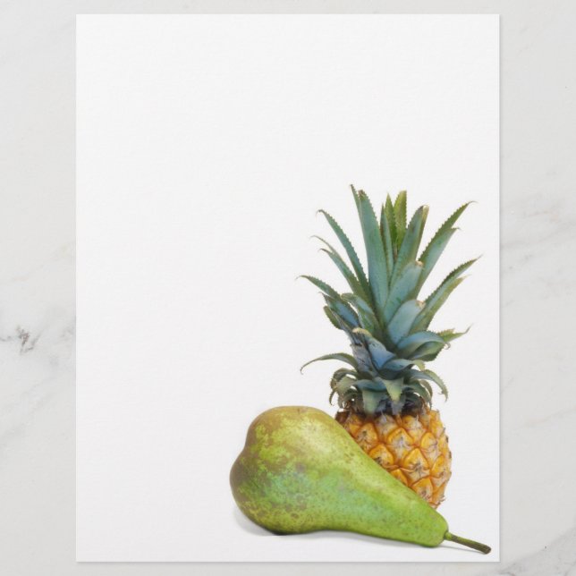 Ananas och päron reklamblad (Framsidan)