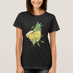Ananas och Pizza Dancing Kärlek är Kärlek T Shirt
