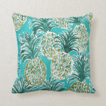 ANANAS O'CLOCK Tropisk Whimsisk Akvarell
