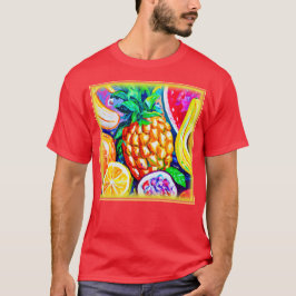 Ananas Orange Banana Fruits. Köp nu T Shirt