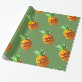 Ananas Origami Wrapping Papper Presentpapper