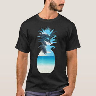 Ananas på en persiko- Coola Tropical Fruit Tee chi
