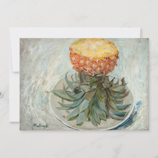 Ananas på en platta | Tadeusz Makowski (Framsida)