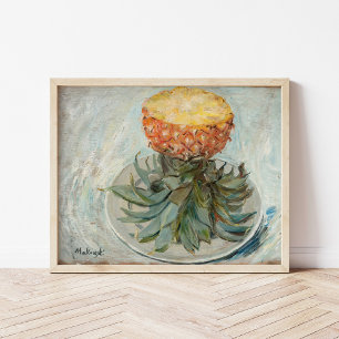 Ananas på en platta Tadeusz Makowski Poster